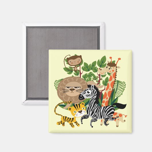 Dierlijke Safari Magneet (Voorkant / Achterkant)