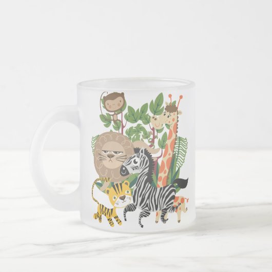 Dierlijke Safari Matglas Koffiemok (Links)