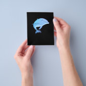 Dierlijke tiny dolphin flyer (Hand)