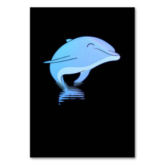 Dierlijke tiny dolphin kaart