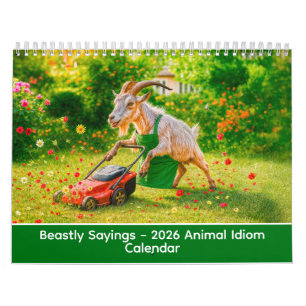 Dierlijke Uitdrukkingen – 2026 Dieren Idioom Kalen Kalender