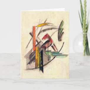 Dierlijke van Franz Marc, expressionistische kuns Kaart