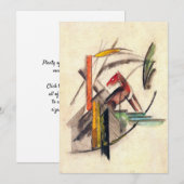 Dierlijke van Franz Marc, expressionistische kuns Kaart (Voorkant / Achterkant)