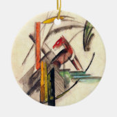 Dierlijke van Franz Marc, expressionistische kuns Keramisch Ornament (Voorkant)
