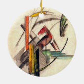 Dierlijke van Franz Marc, expressionistische kuns Keramisch Ornament (Achterkant)