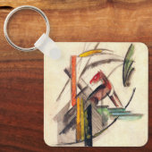 Dierlijke van Franz Marc,  expressionistische kuns Sleutelhanger (Voorkant)