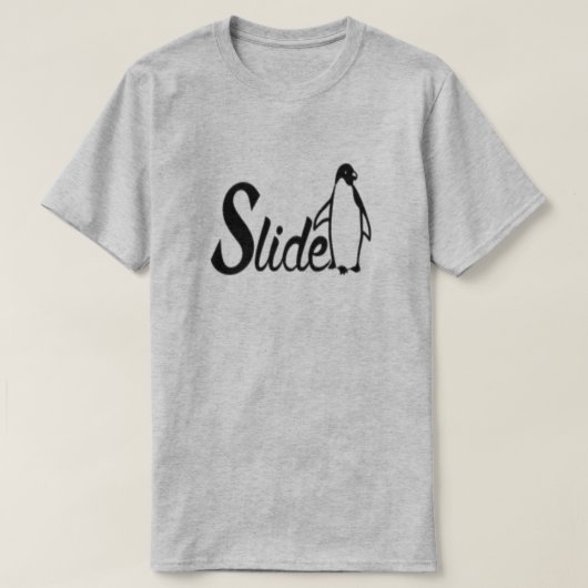 Dierlijke vormgeving T-shirt van Slide Penguin Spi (Design voorkant)