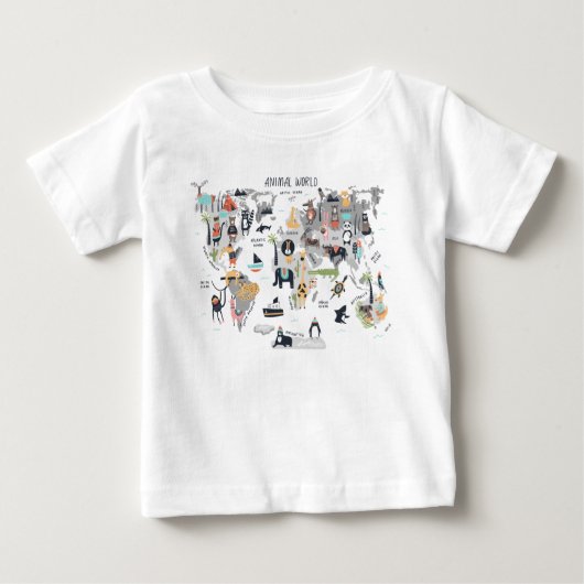 Dierlijke Wereldkaart (Voorkant)