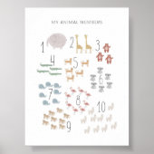 Diernummers educatieve print (Voorkant)