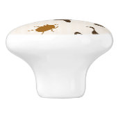 Dierpatroon 2 keramische knop (Zijkant)