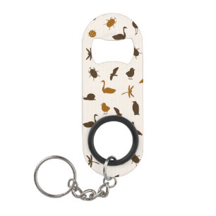 Dierpatroon 2 sleutelhanger flessenopener