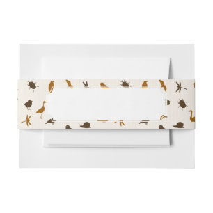 Dierpatroon 2 uitnodigingen wikkel