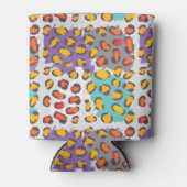 Dierpatroon van wilde dieren blikjeskoeler (Voorkant)