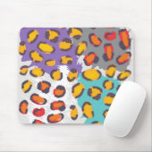 Dierpatroon van wilde dieren muismat (Met muis)