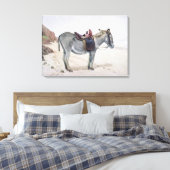 Dierproeven Canvas Afdruk (Insitu (Slaapkamer))