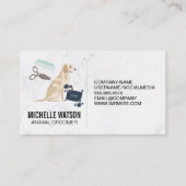 Dierverzorging | Hondenwaszeep en -knipbeurt Visitekaartje (Voorkant)