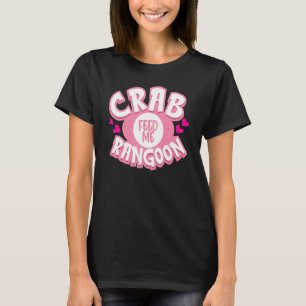 Diervoeders voor mij Krab Rangoon Crab Puffs vulde T-shirt