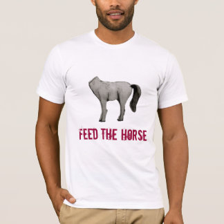 Diervoeders voor paarden t-shirt