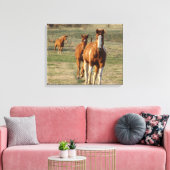 Diervoedertijd Canvas Afdruk (Insitu (Woonkamer))