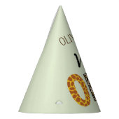 Diervorm kalligrafie wild een feesthoedjes (Links)