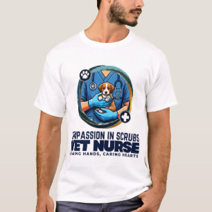 Diervriendelijke Verpleegster Medeleven in Chirurg T-shirt