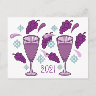 Dierwijn Drink feestdag 2021 Thunder_Cove Briefkaart