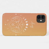Dierzodiale horoscoopsterbordgradiënt Case-Mate iPhone case (Achterkant (horizontaal))