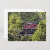 Diesel 2198 over de bomen briefkaart (Voorkant / Achterkant)