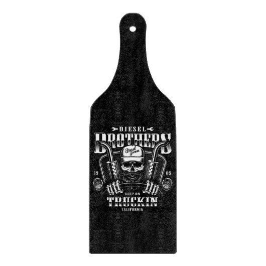 Diesel broers Trucking Snijplank (Voorkant)