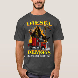 Diesel Demons Rule de weg leidt de nachtwagen T-shirt