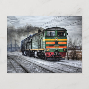 Diesel Locomotive Gifts for Train Lovers Briefkaart