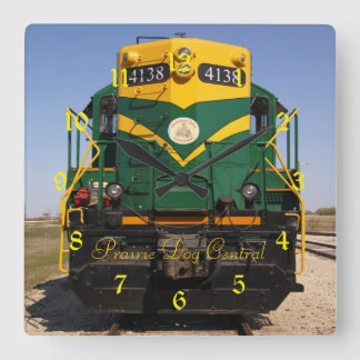 Diesel Locomotive No. 4138 Square Clock Vierkante Klok