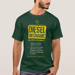 Diesel Mechanic Betekenis I Mechanic T-shirt