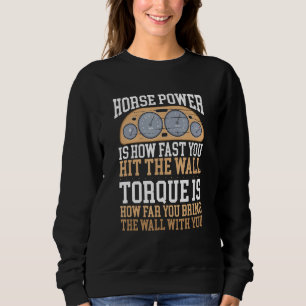 Diesel Mechanic Car Fixing Horse Power Auto Repair Trui