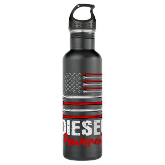 Diesel Mechanic Gifts Design on Back Waterfles