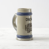 Diesel Mercedes Stein Bierpul (Voorkant links)