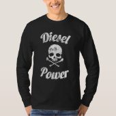 Diesel Power Skull Diesel Power Roll Coal Turbo T-shirt (Voorkant)