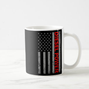 Diesel Power Usa Vlag Truck Turbo Brothers Mechani Koffiemok
