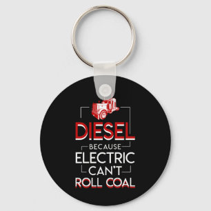 Diesel Truck Lovers Electric Cant Roll Coal Sleutelhanger