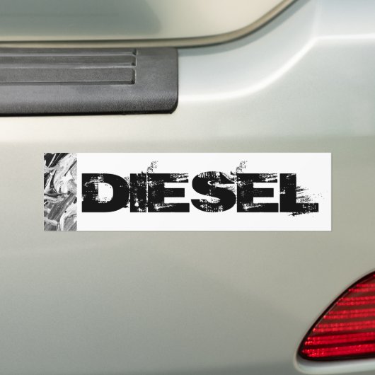 DieselBumpersticker Bumpersticker (Op auto)