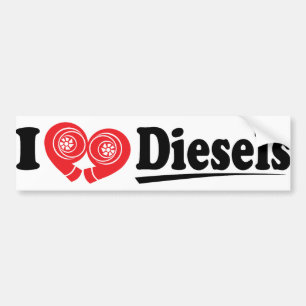 DieselHeart2 Bumpersticker