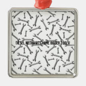 Dieselmechanismen hebben grotere gereedschappen metalen ornament (Voorkant)