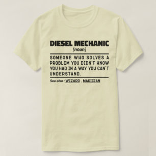 Dieselmonteur Zelfstandig naamwoord professionele  T-shirt