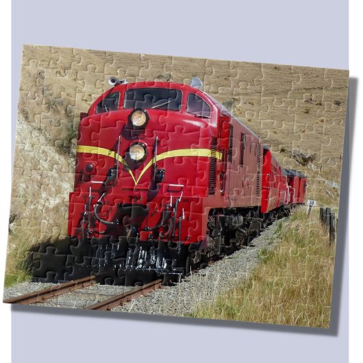 Dieselmotor Locomotieftrein Legpuzzel
