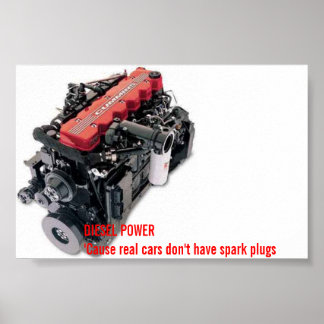 dieselmotor poster