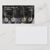 Dieselmotorkleppen Visitekaartje (Voorkant / Achterkant)