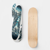 "Dieselpunk-waterkrachtdek" Skateboard (Voorkant)