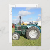  dieseltractor briefkaart (Voorkant / Achterkant)