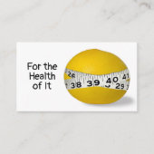 Diet Concept Grapefruit Visitekaartje (Voorkant)