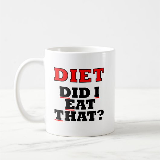 DIET Drôle Mug (Gauche)